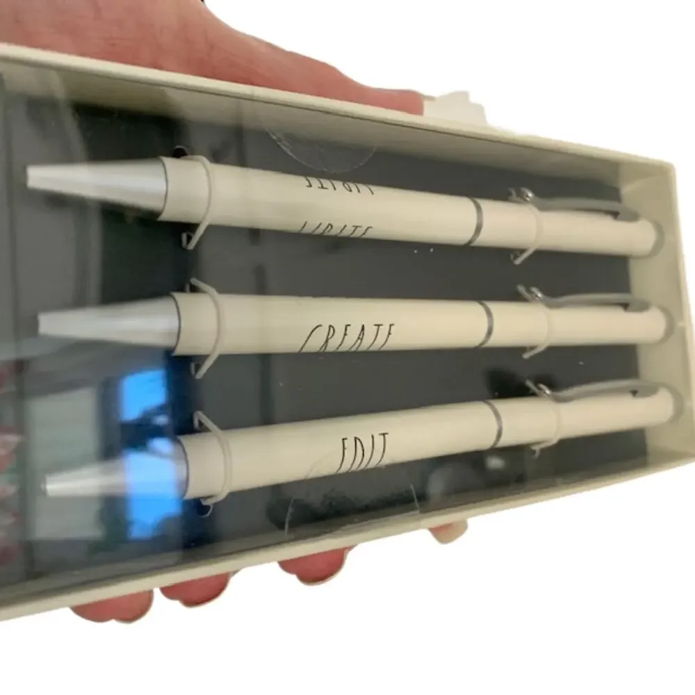 RAE DUNN Ballpoint Pen Set | Write, Create, Edit